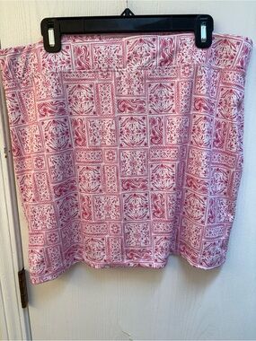 PARKER SMITH Pink and White Printed Mini Skirt